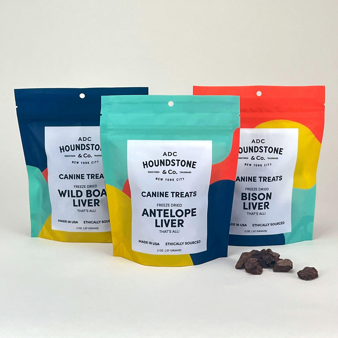 novel protein freeze dried dog treats houndstone