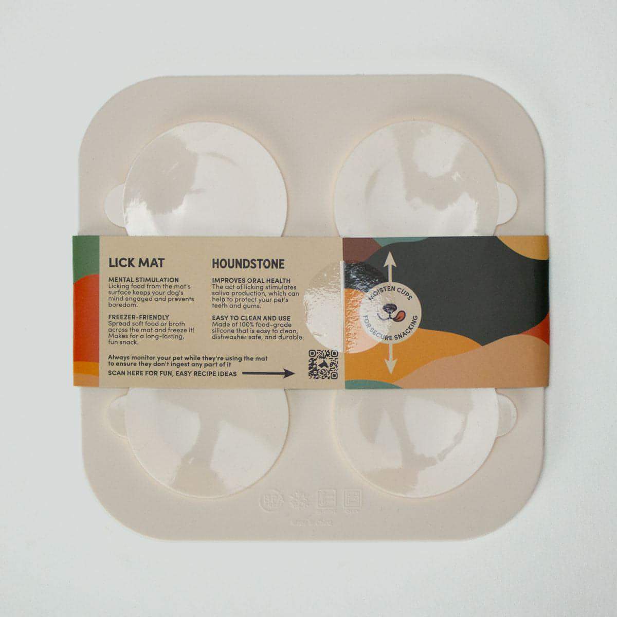 dog lick mat ivory