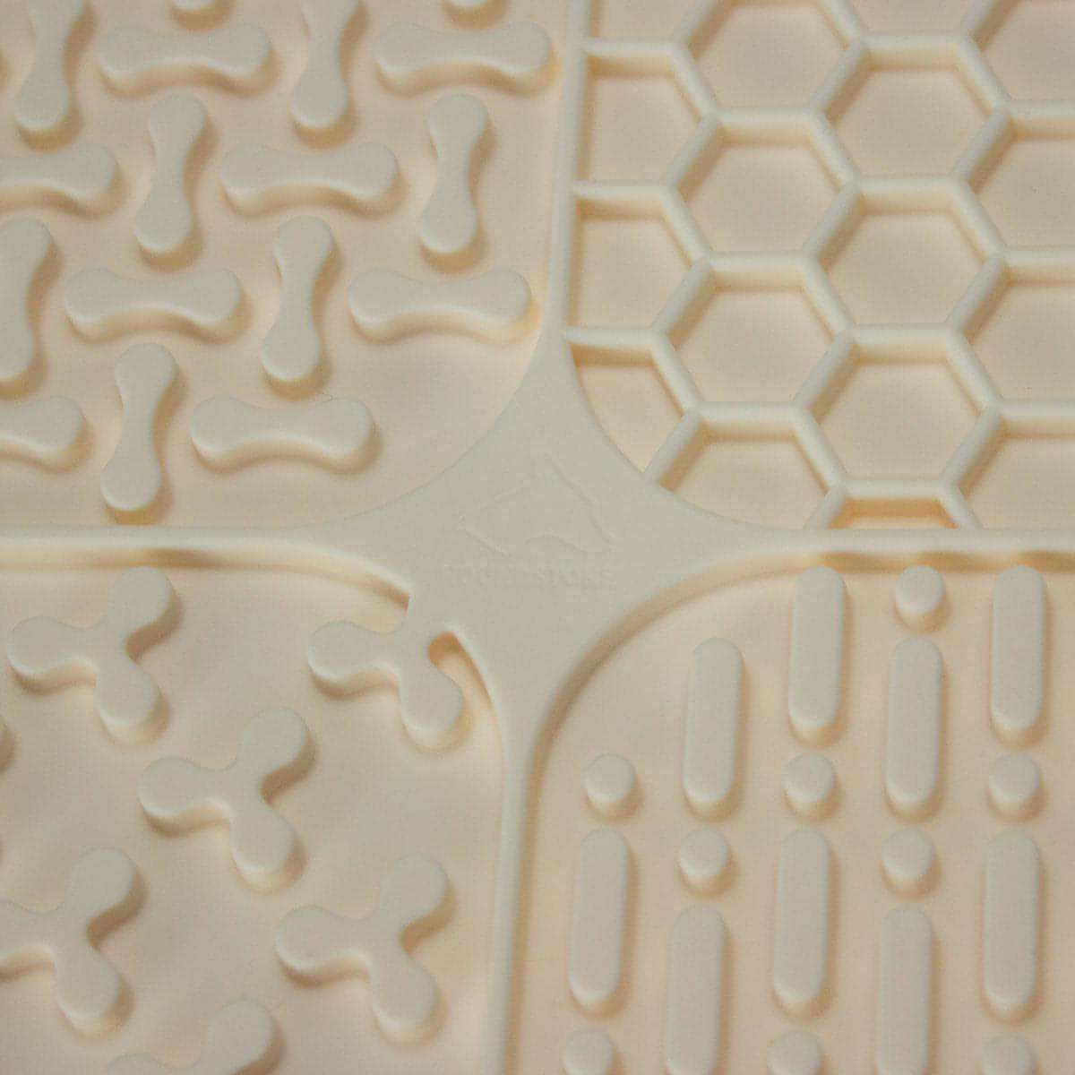 Ivory dog lick mat