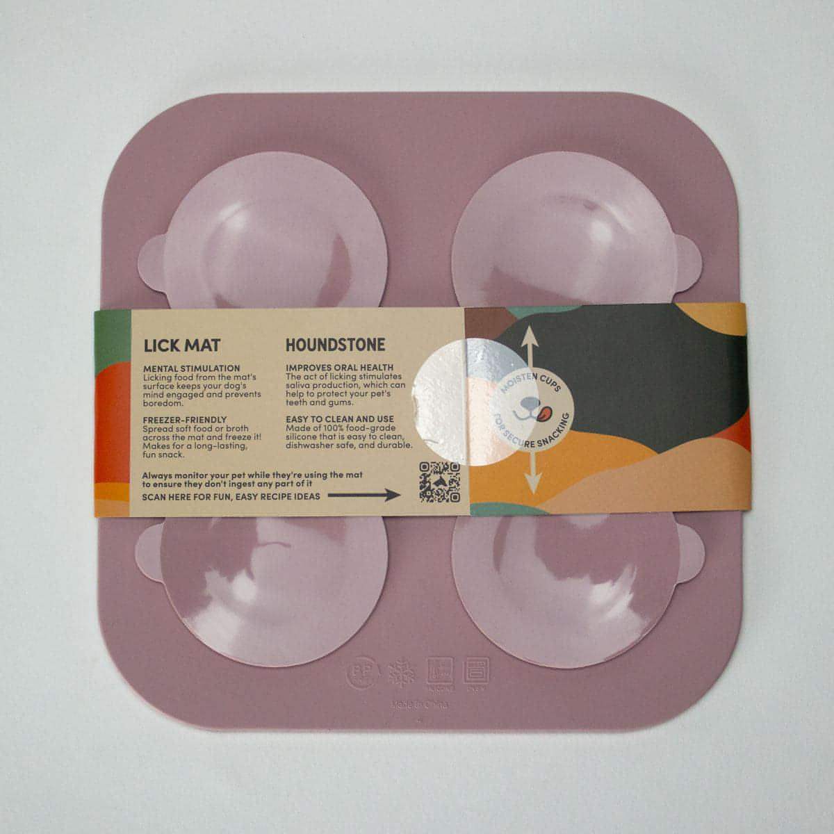 dog lick mat rose