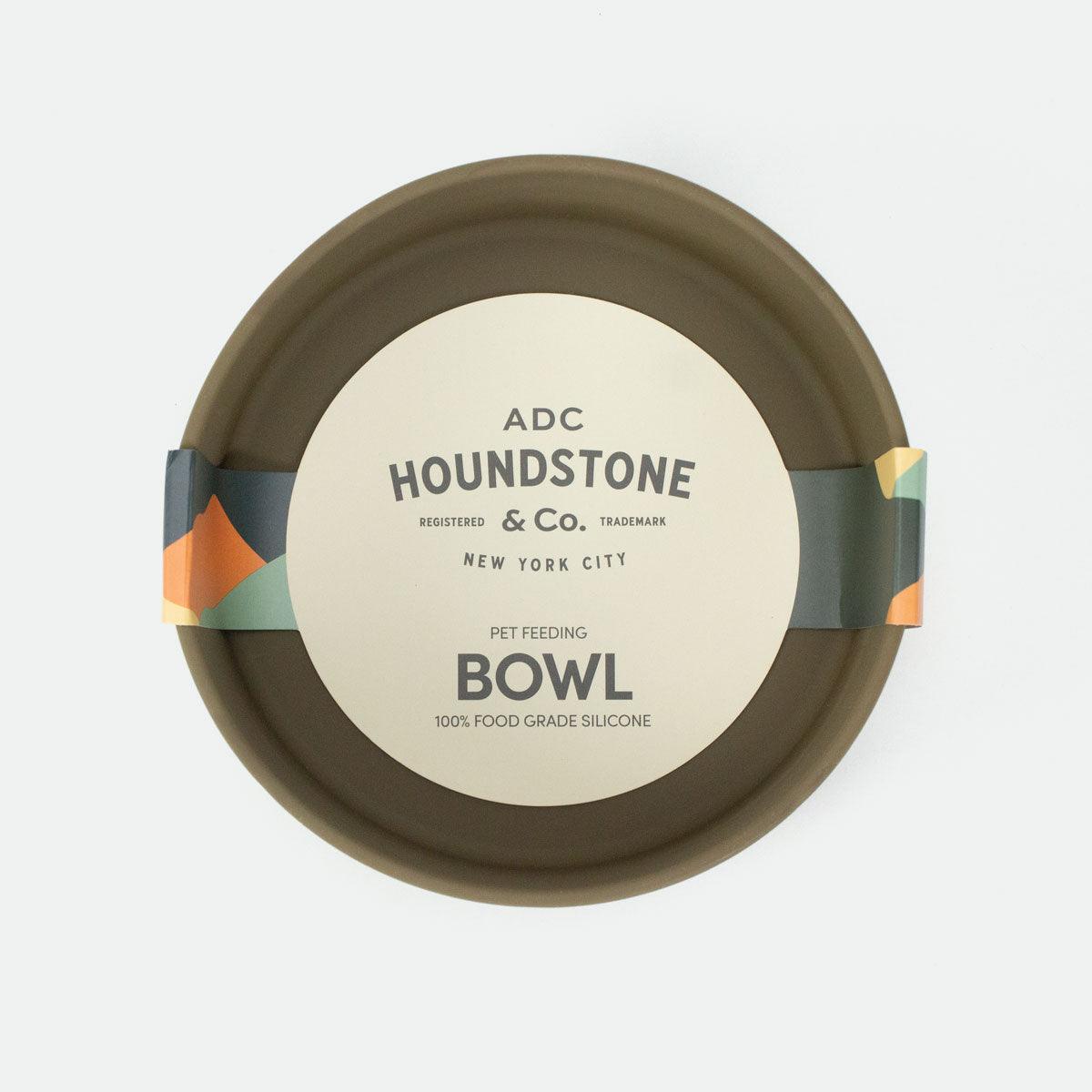 Silicone Dog Bowl - Olive