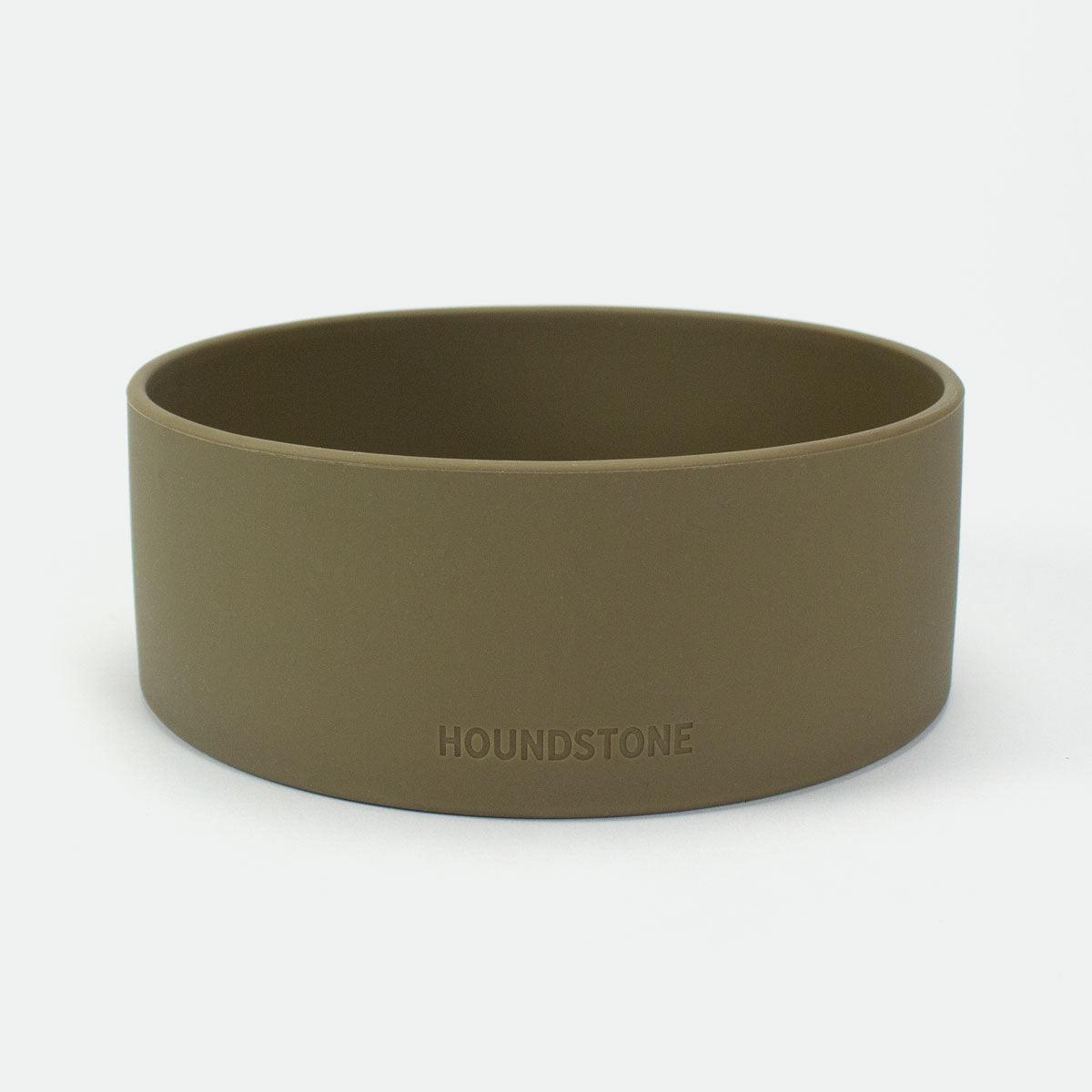 silicone bowl for dogs olive