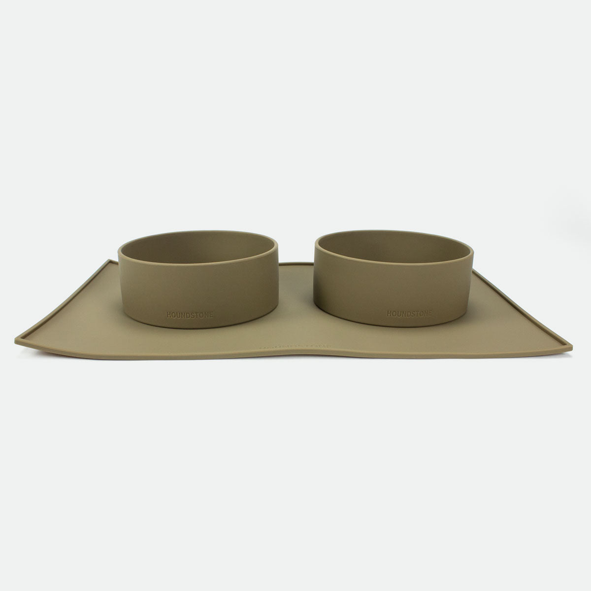 Silicone Dog Bowl Mat - Olive