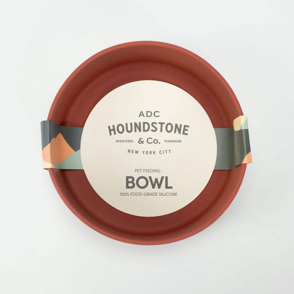 Food Grade Silicone Dog Bowl - Terracotta, 4.5 Cups Volume, Dishwasher Safe, Non-Slip