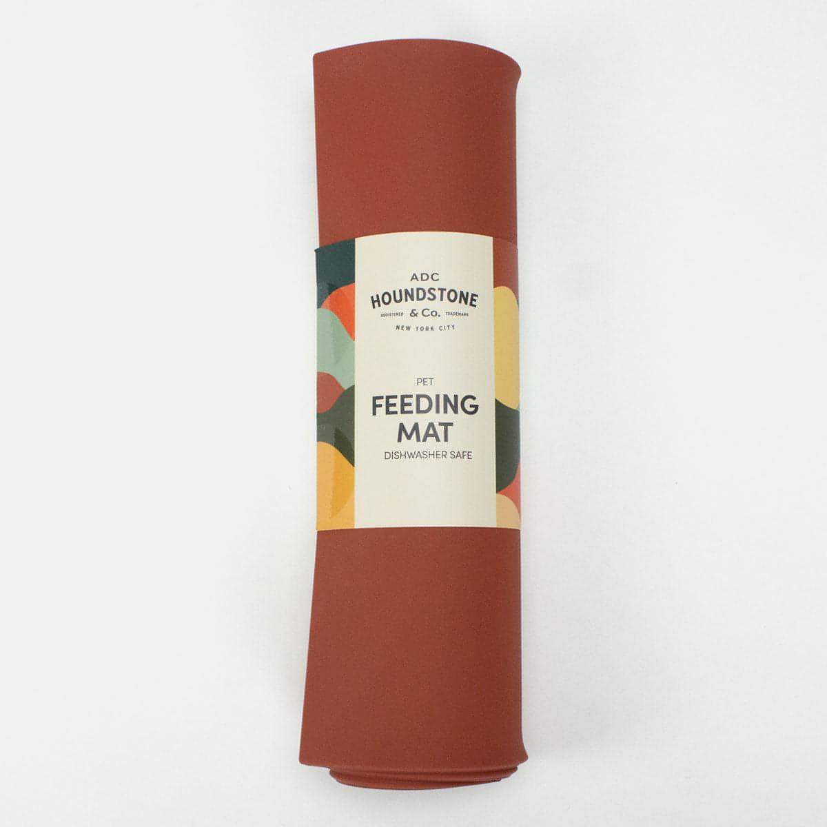 silicone pet food mat terracotta