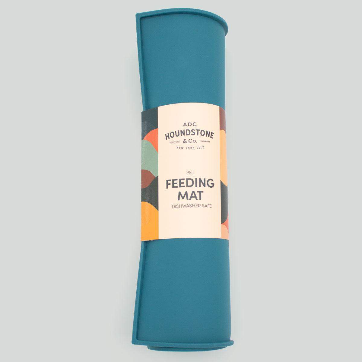 Houndstone silicone pet food mat in caribbean sea