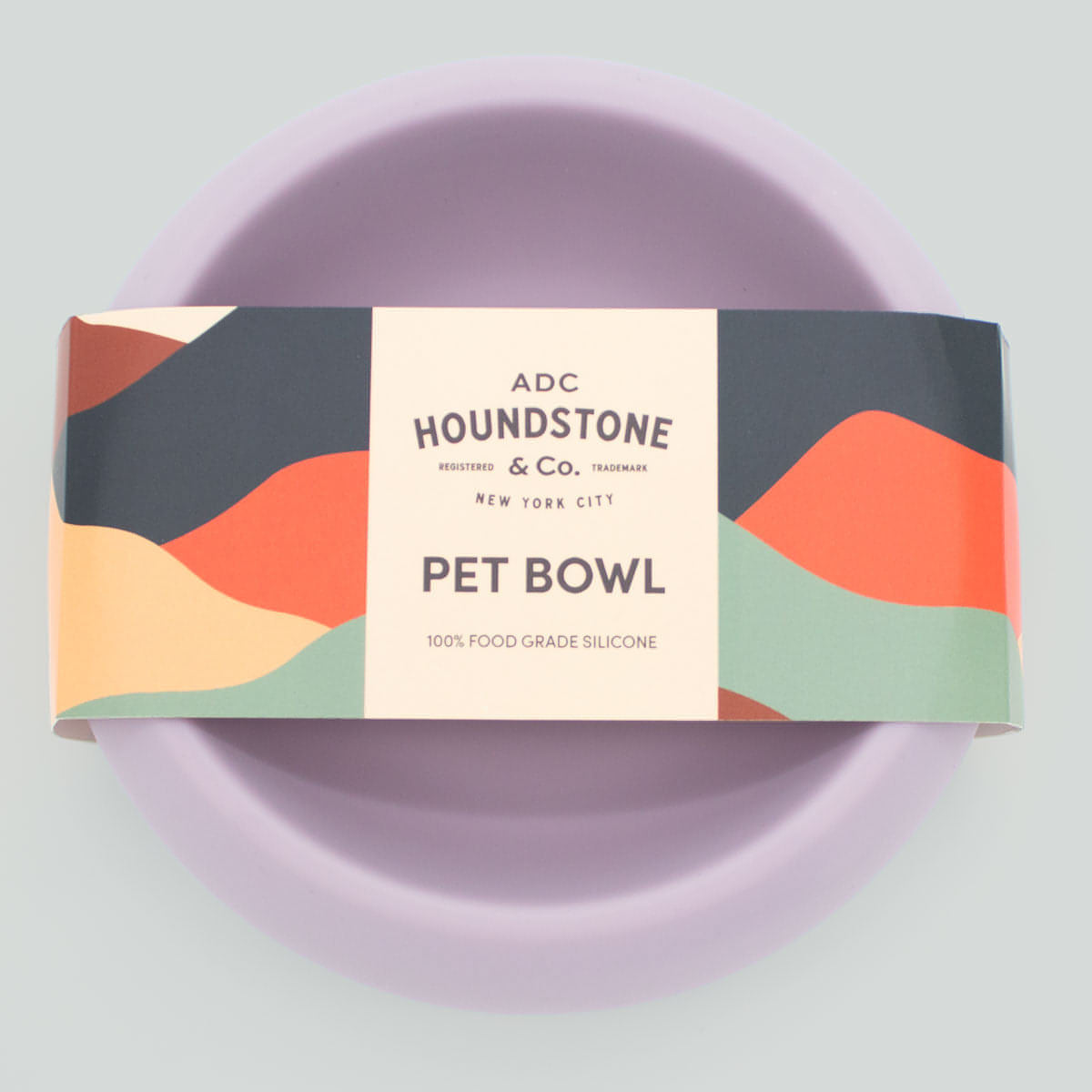 The Coquito Silicone Dog Bowl, 1 Cup, Mauve