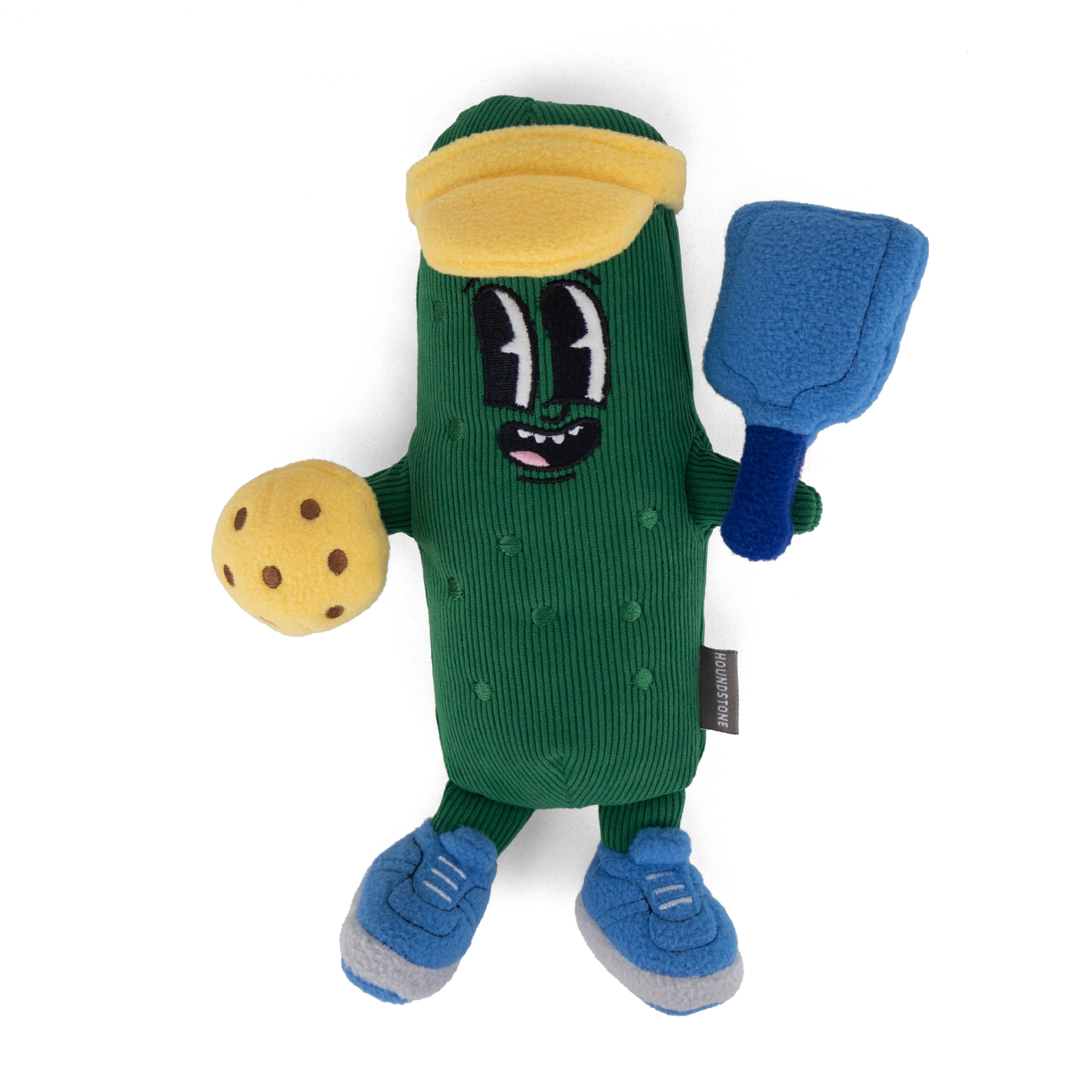 Load video: Houndstone best plush dog toy pickleball champ video of plush toy squeaking and crinkle sounds