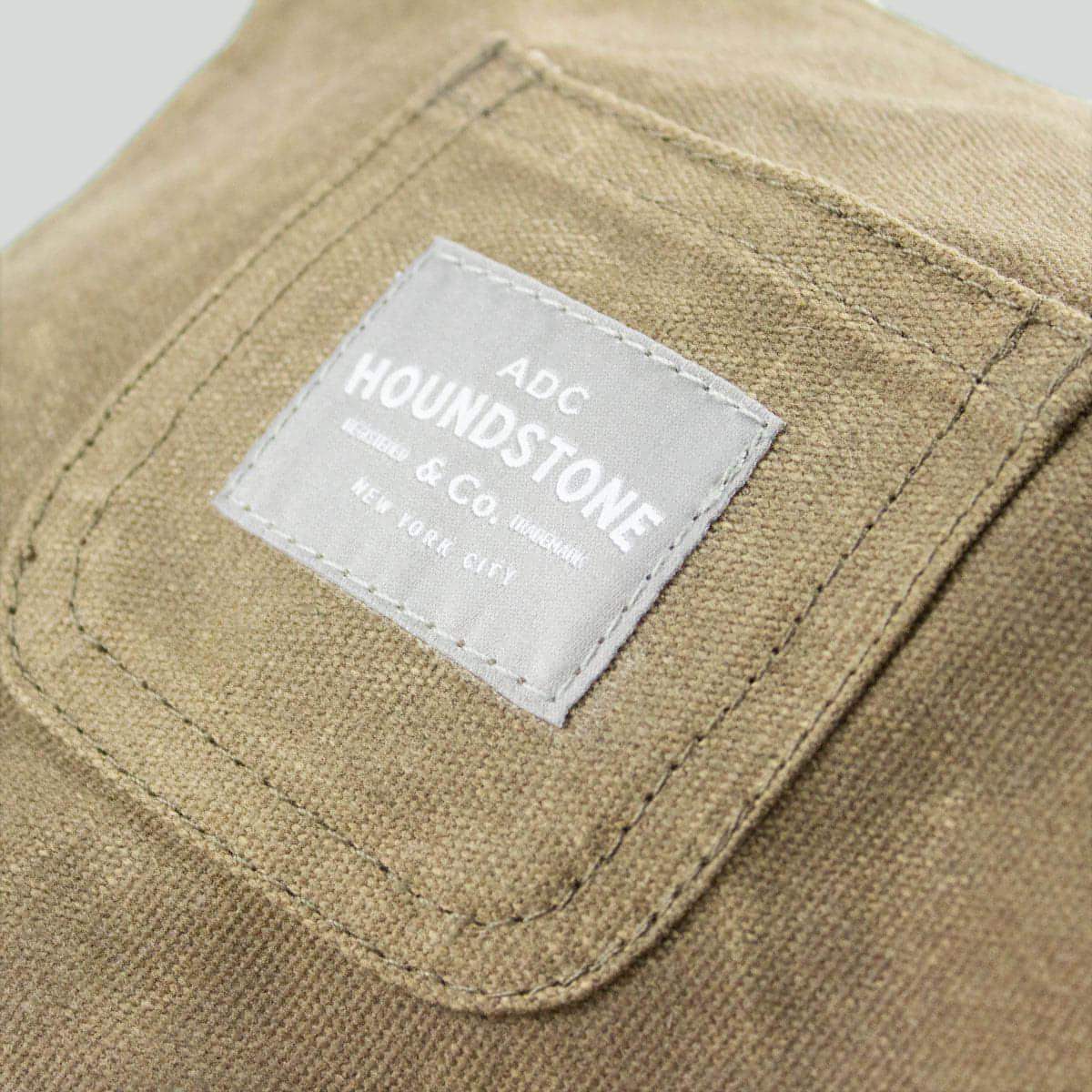 waxed canvas dog jacket tan
