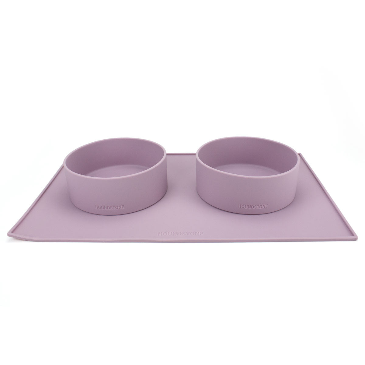 houndstone pony silicone dog bowl in Mauve