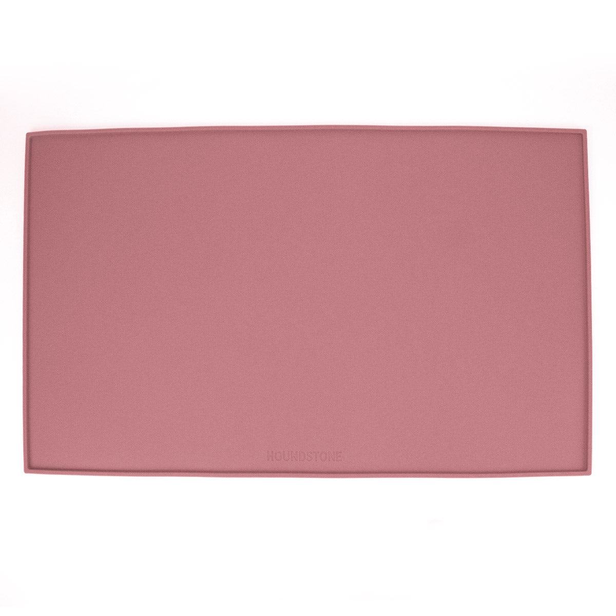 houndstone silicone dog bowl mat in blush