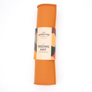 houndstone silicone dog bowl mat in marigold