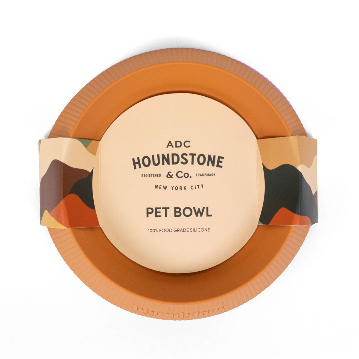 The Original 6.7 Silicone Cat Bowl, Dishwasher Safe, Marigold