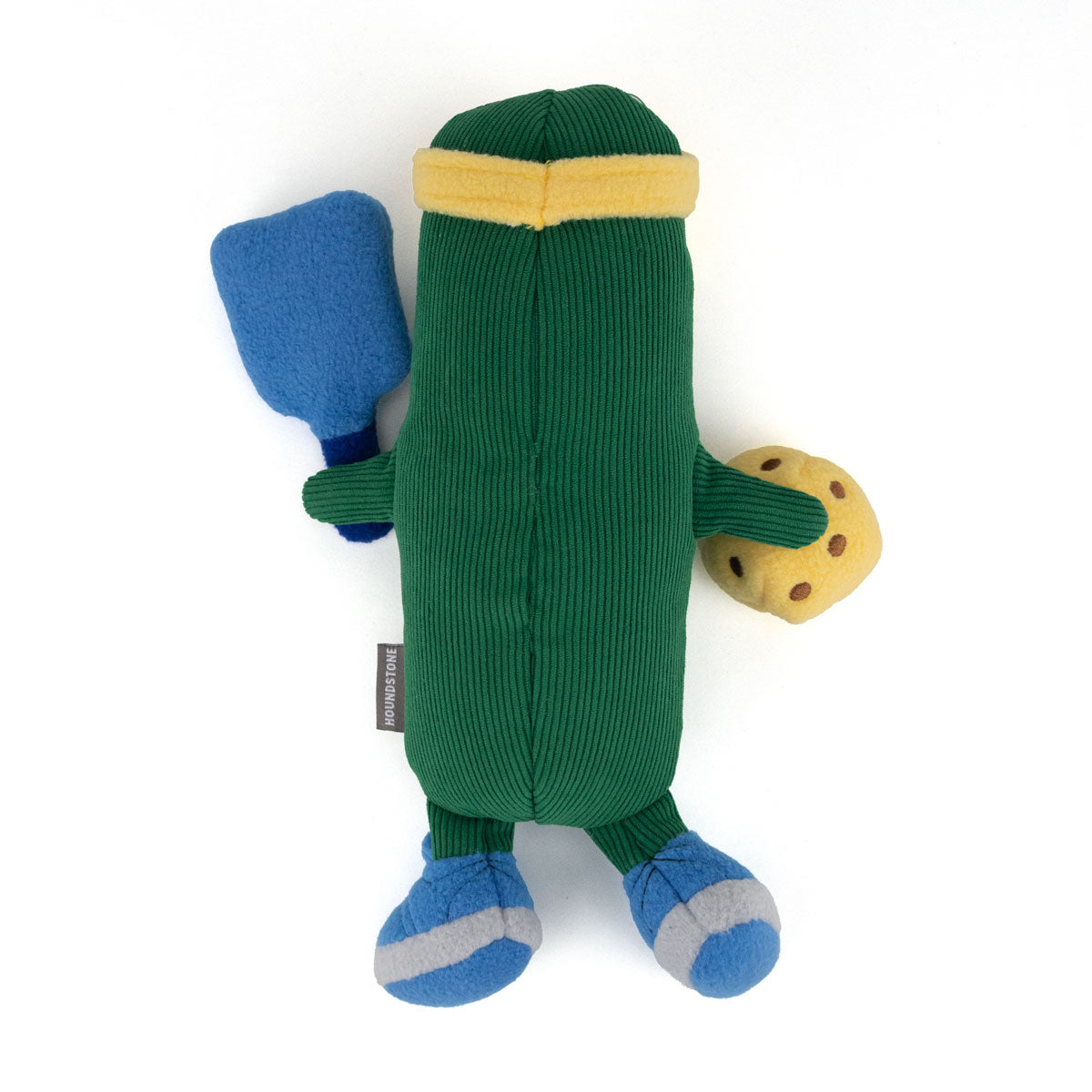 The Houndstone Pickleball Champ Dog Toy, w/ Crinkle Paper & Squeaker