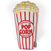 Popcorn Plush Dog Toy, with Squeaker