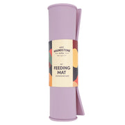 houndstone silicone dog bowl mat in mauve purple