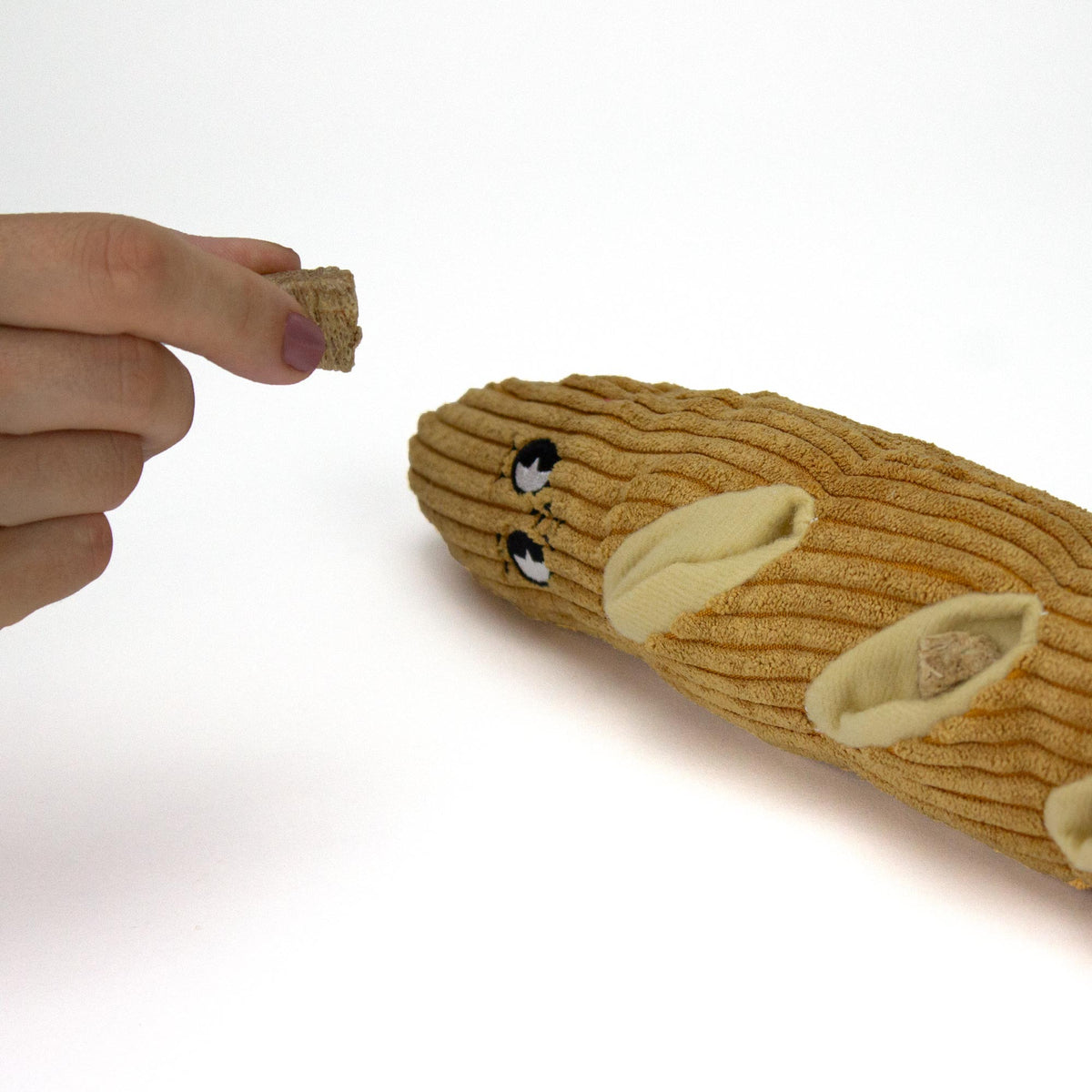 Baguette Plush Interactive Dog Toy