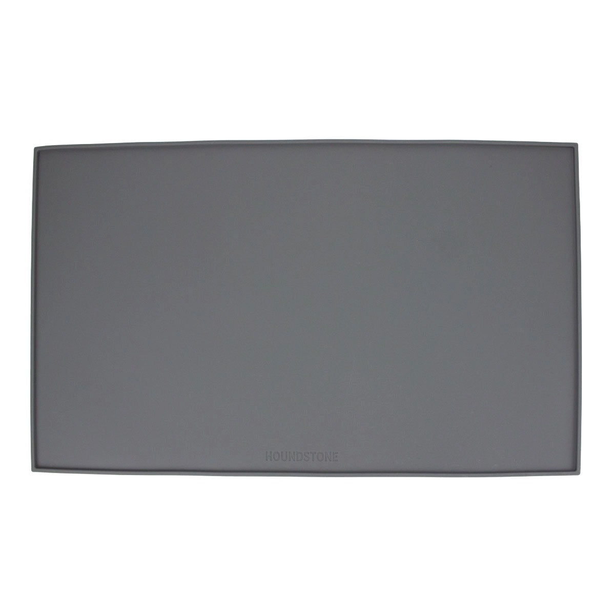 houndstone dog bowl mat charcoal
