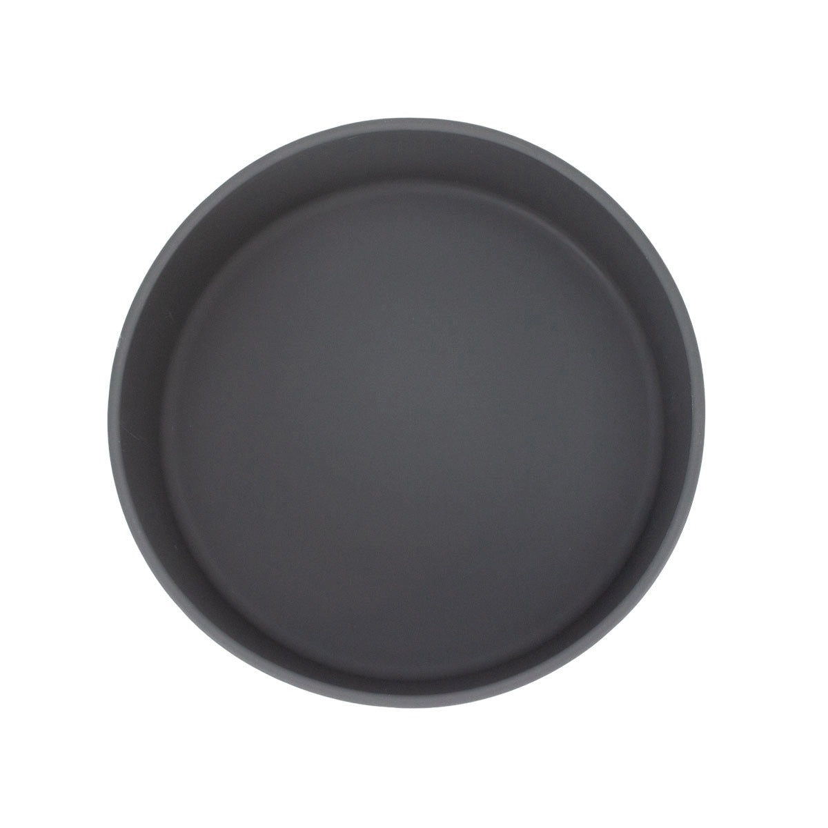 houndstone pony silicone dog food bowl in charcoaltop view