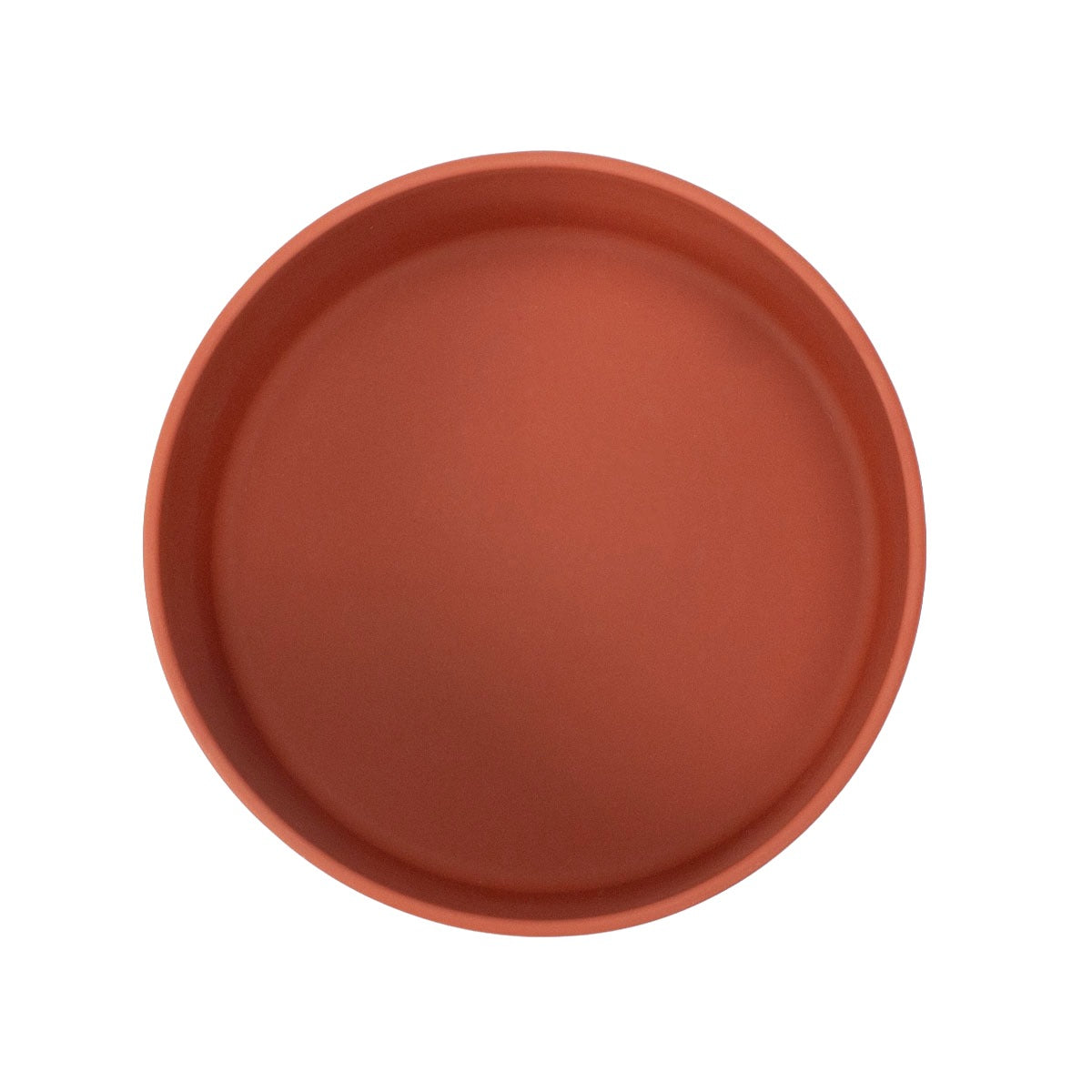 houndstone silicone dog bowl in terracotta top view
