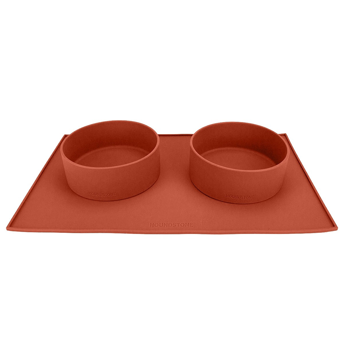 houndstone silicone dog food mat terracotta