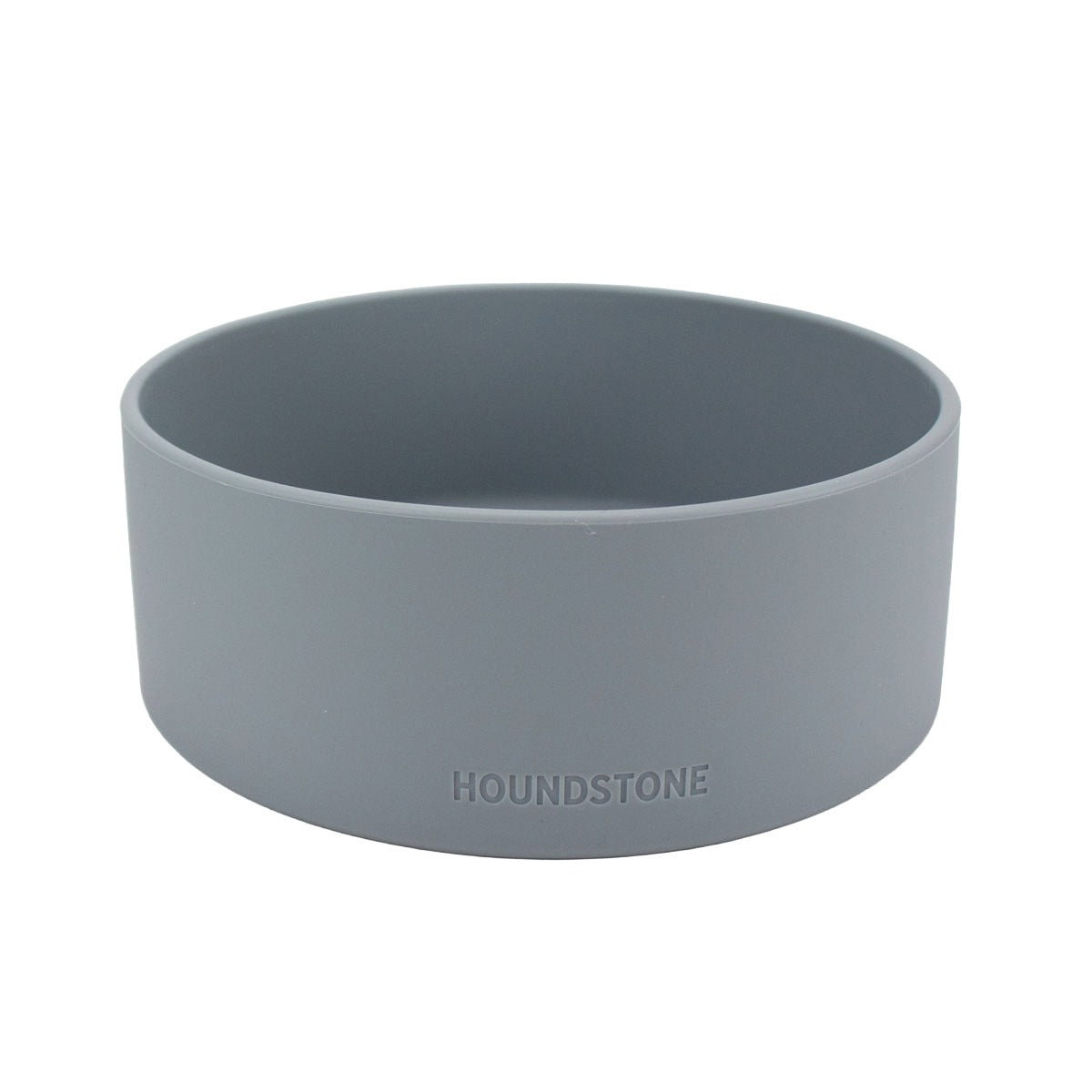 houndstone pony silicone dog food bowl in slate grey