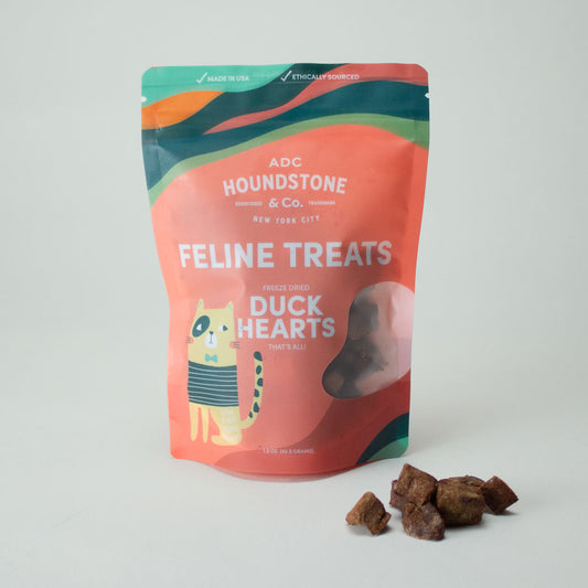 Duck Heart Freeze Dried Cat Treats 1.5 oz