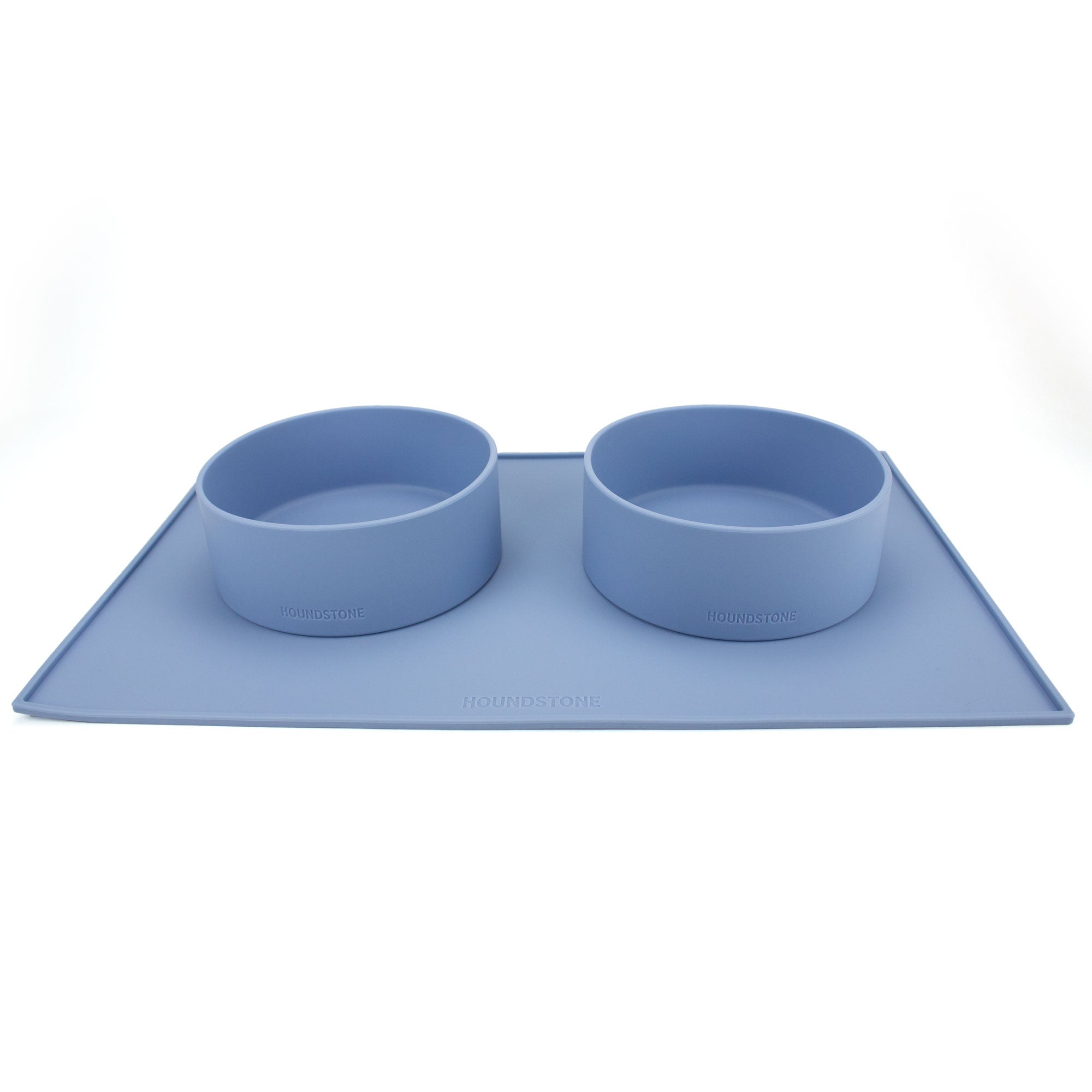 Silicone Dog Bowl Mat, Sky Blue