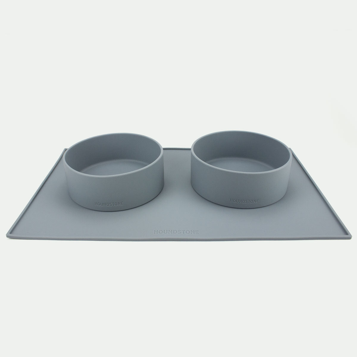 Food Grade Silicone Dog Bowl - Slate Grey, 4.5 Cups Volume, Dishwasher Safe, Non-Slip