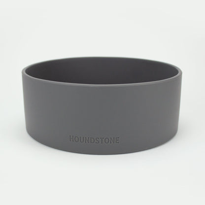 Food Grade Silicone Dog Bowl - Charcoal Grey, 4.5 Cups Volume, Dishwasher Safe, Non-Slip