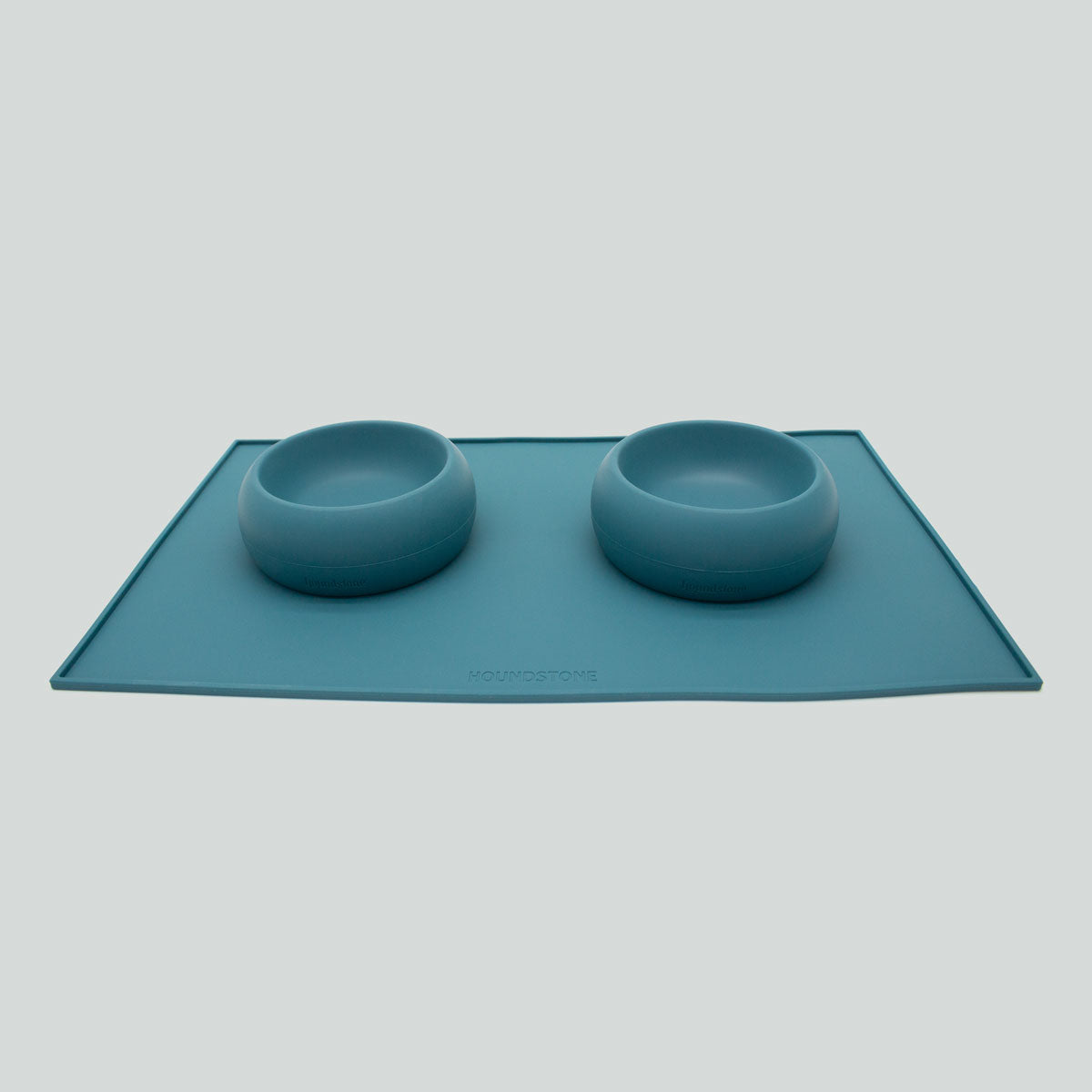 houndstone silicone pet food mat in caribbean sea
