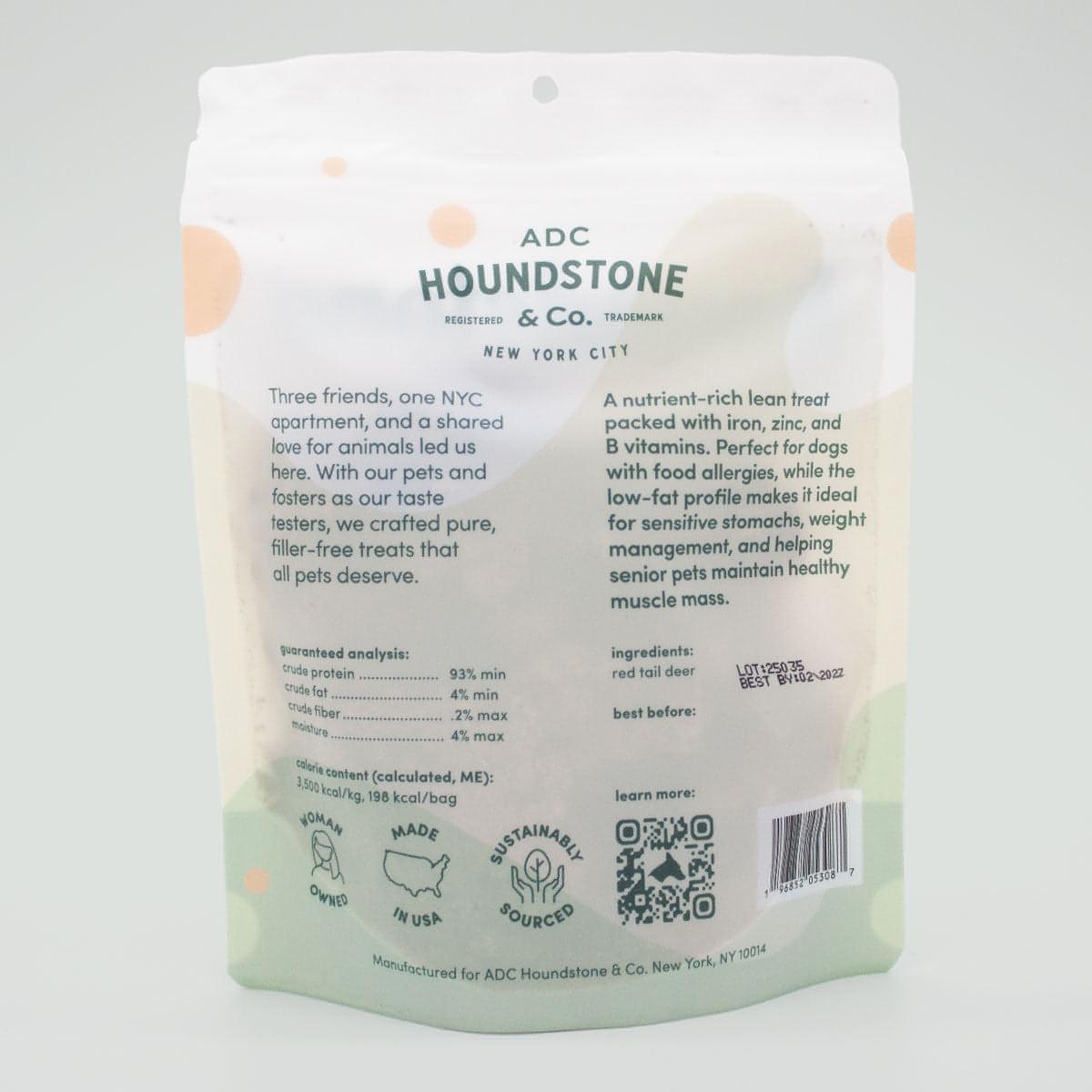 New Zealand Red Tail Deer Freeze-Dried Pet Treats, 2 oz - All-Natural & Ethically Sourced, Made in USA