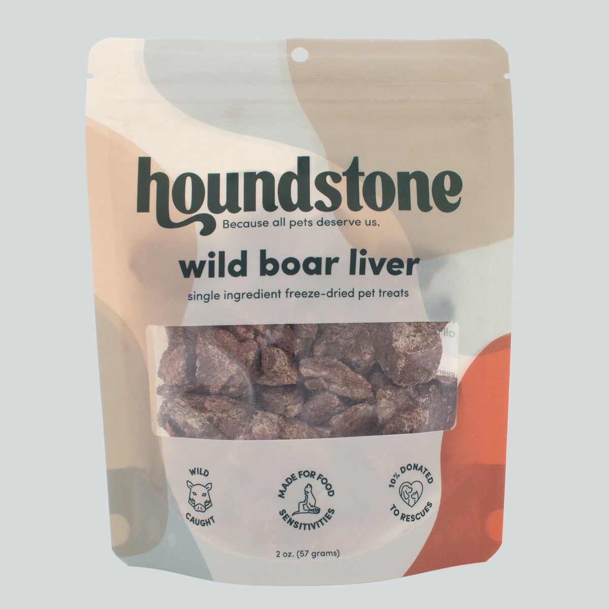 Wild Boar Liver Freeze-Dried Dog Treats, 2 oz Bag - All-Natural & Ethically Sourced, Made in USA