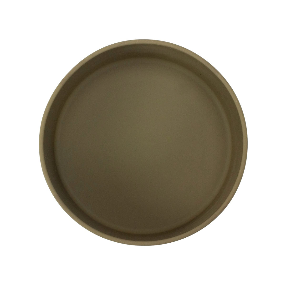 houndstone silicone dog food bowl in olive