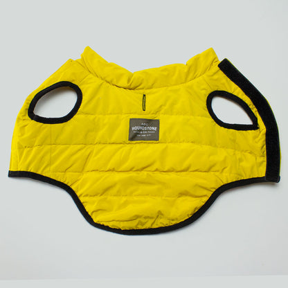 Reversible Dog Puffer Vest - "Sunny Side Up"