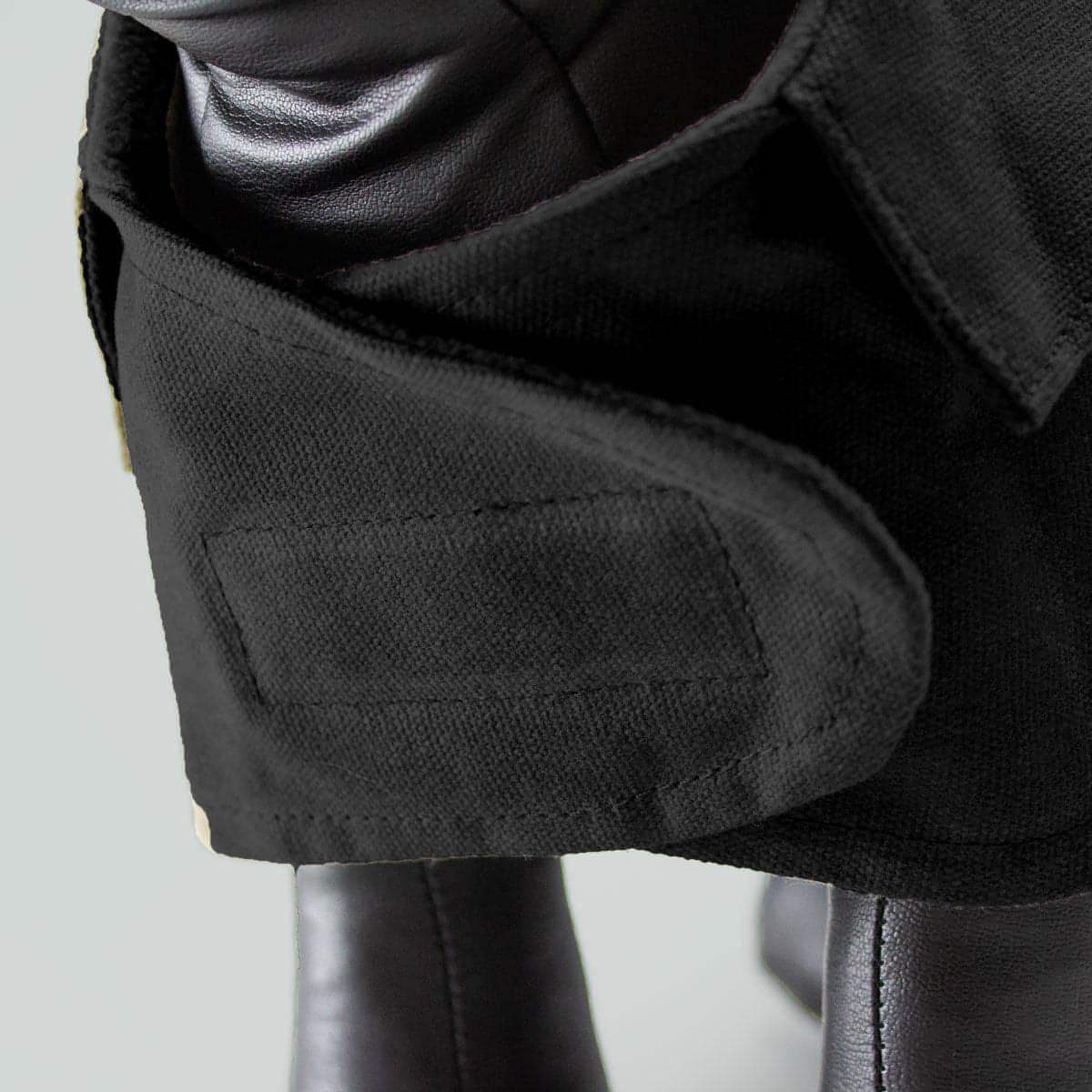 Waxed Canvas Dog Jacket Black Houndstone ADC Houndstone & Co.