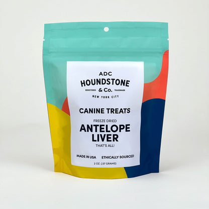 Antelope Liver Freeze-Dried Dog Treats 2oz