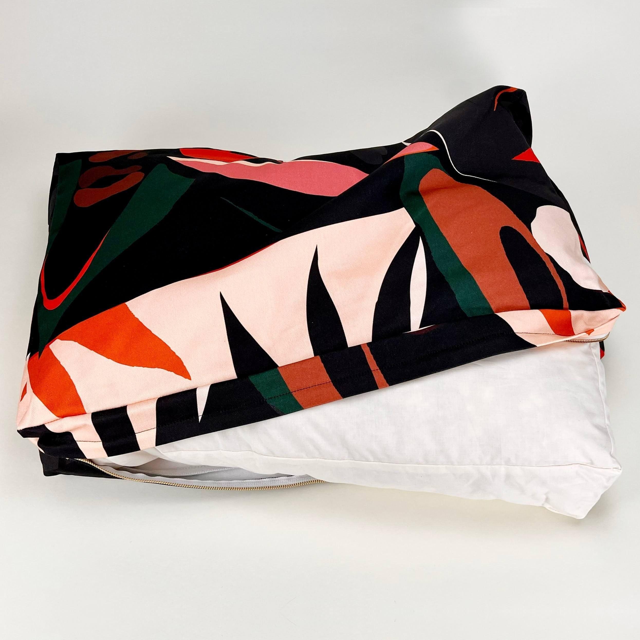 Houndstone Dog Bed, Waterproof Liner, Made in USA - Deep Jungle